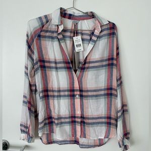 Rails NWT | XS | White Melon Sage Button Down Blouse